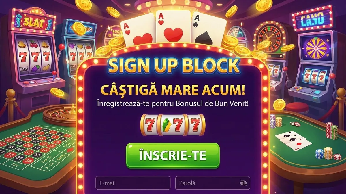 Înregistrare cu bonus